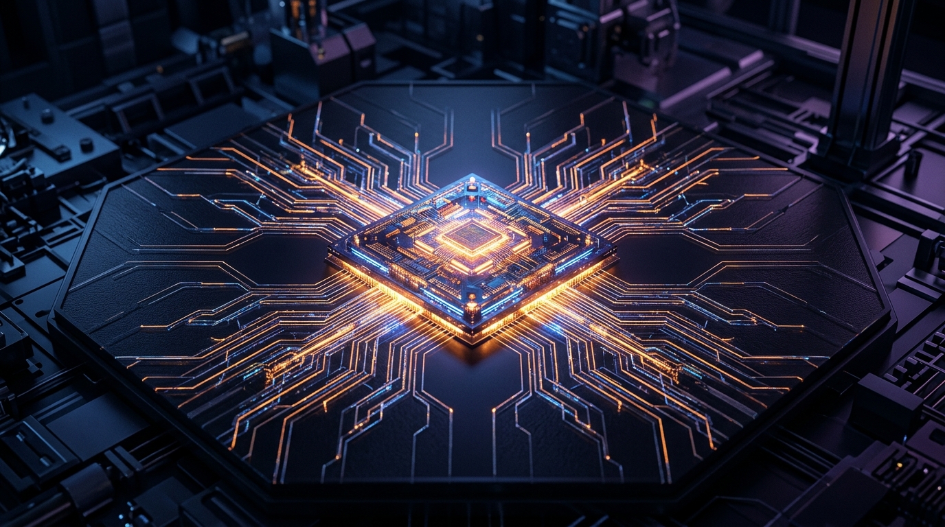 Computer chip glowing energy 202607010240