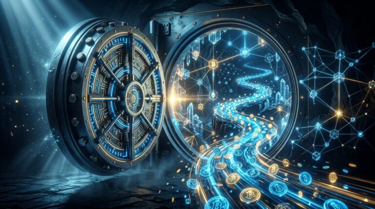 Digital vault opening revealing … 202607020239