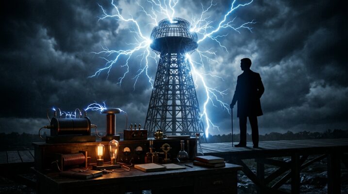 Inventor before glowing tower 202607010312