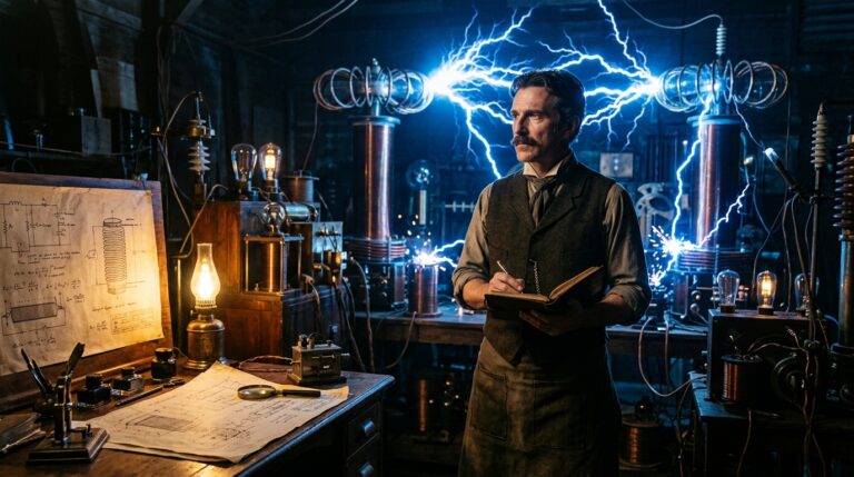 Inventor in dark laboratory 202607010311