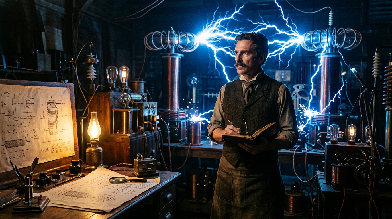 Inventor in dark laboratory 202607010311